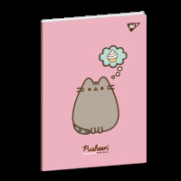 Тетрадь для записей А4 40 л с высечкой Pusheen клетка YES (681856)