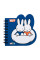 Блокнот фігурний Yes Miffy Blue 100x100 30 аркушів клітинка (152184)