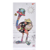 Блокнот 100*200/96 КЛ. интег. фольга золото+Уф.выб. BugArt. White ostrich YES код: 151441