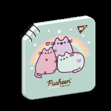Блокнот 110х110 80 листов на спирали Pusheen клетка YES (151873)