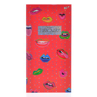 Блокнот 100*200/96 КЛ. интег. фольга голограф.серебро+УФ-выб.Turnowsky. Pattern lipsYES 151443