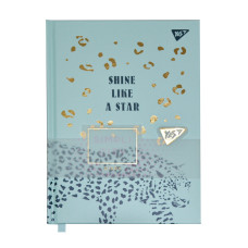 Блокнот-мотиватор YES Shine like a star серии Simpli City 130 х 185 мм 80 л. бирюз. 151591