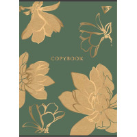 Тетрадь для записей А4/48 кл. YES "PASTEL FLOWERS" белила+фольга золото код: 681559