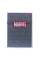Тетрадь А4/48 кл. в пластиковой папке с рисунком "MARVEL BLACK" YES код: 764425