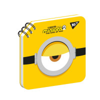 Блокнот YES 110х110 мм 80 л. дв. cпираль Minions (151754)