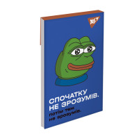 Блокнот А7 Frog 48 листов клетка YES (151982)