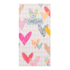 Блокнот 100*200/96 ЛИН. интег.фольга голог.серебро+УФ-выб. Turnowsky. Pattern heart YES 151445