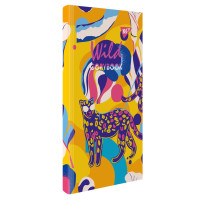 Блокнот для записей 100*200/64 кл. 7БЦ неон+лам.софт-тач "WILD ANIMALS NEON" YES код: 151611