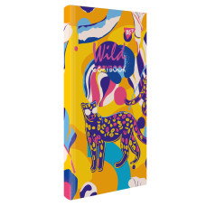 Блокнот для записей 100*200/64 кл. 7БЦ неон+лам.софт-тач "WILD ANIMALS NEON" YES код: 151611