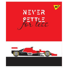 Тетрадь для записей А4/48 кл. YES "NEVER SETTLE" иридиум+софт.тач код: 764418
