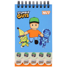 Блокнот Yes Stumble Guys Blue 85x142 60 аркушів (152236)