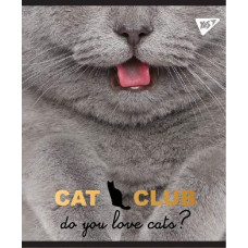 Тетрадь для записей А4/48 кл. YES "PETS CLUB" мат. ВДЛ+фольга серебро код: 764420
