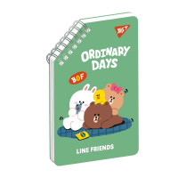 Блокнот YES 95х145 мм 60 л. дв. cпираль Line Friends (151757)