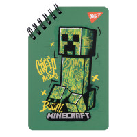 Блокнот YES 95х145 мм 60 л. дв. cпираль Minecraft (151758)