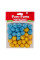 Помпоны с люрексом (голубой желтый) d 20мм 30 шт Santi (954660)