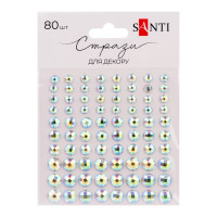 Стрази самоклеючі хамелеон 80 шт Santi (742992)