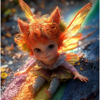 Алмазна мозаїка Казкове сяйво: Фея 20*20см Dreamtoys (S10122)