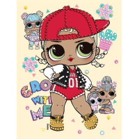Алмазна мозаїка з частковою викладкою LOL Surprise! SWAG 15х20 Ідейка (AML1196)