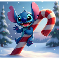 Алмазна мозаїка Новорічний шустрик 20*20см Dreamtoys (S10391)