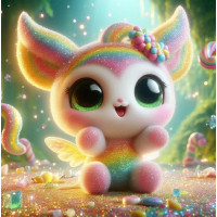 Алмазна мозаїка Райдужна фантазія 20*20см Dreamtoys (S10174)