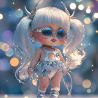 Алмазна мозаїка Небесний шик 20*20см Dreamtoys (S10150)
