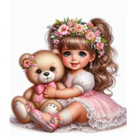 Алмазна мозаїка Милі обійми 20*20см Dreamtoys (S10263)