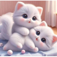 Алмазна мозаїка Милі кошенята 20*20см Dreamtoys (S10184)