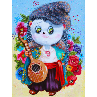 Алмазная мозаика Пан Ежик 30*40см на подрамнике Santi (954432)