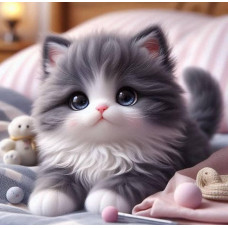 Алмазна мозаїка Пухнастик 20*20см Dreamtoys (S10244)