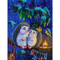 Алмазная мозаика Дом там где ты 30*40см на подрамнике Santi (954433)