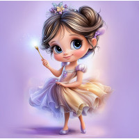 Алмазна мозаїка Чарівна фея 20*20см Dreamtoys (S10129)