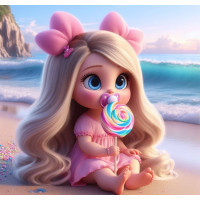 Алмазна мозаїка Карамелька 20*20см Dreamtoys (S10217)