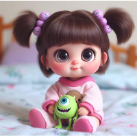 Алмазна мозаїка Грайливе дитинство 20*20см Dreamtoys (S10236)