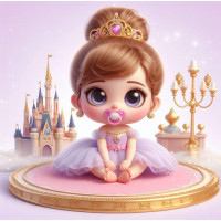 Алмазна мозаїка Принцеса Baby 20*20см Dreamtoys (S10170)