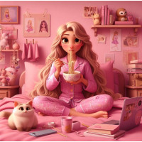 Алмазна мозаїка Гламурна кімната 20*20см Dreamtoys (S10199)