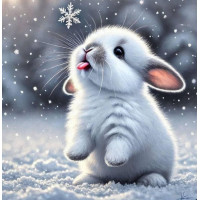 Алмазна мозаїка Ловець сніжинок 20*20см Dreamtoys (S10394)