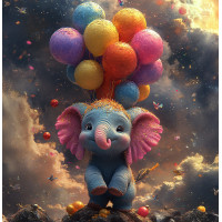 Алмазна мозаїка Казковий політ 20*20см Dreamtoys (S10120)
