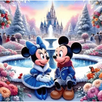 Алмазна мозаїка Побачення взимку 20*20см Dreamtoys (S10316)
