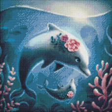 Алмазная мозаика Морская прогулка ©Elena Schweitzer Идейка 40х40 (AMO7314)
