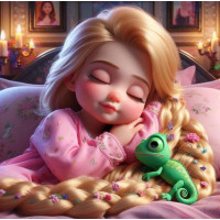 Алмазна мозаїка Солодкий сон 20*20см Dreamtoys (S10201)