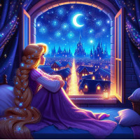 Алмазна мозаїка Заплутана історія 20*20см Dreamtoys (S10208)