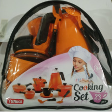 Набір посуду "Cooking Set" 23 предмета в сумці 26*26*13см М Юніка Україна (15шт)