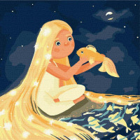 Картина за номерами Таємна річка ©Катерина Валерьїва 30х30 Идейка (KHO4942)