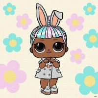 Картина за номерами L.O.L. Surprise! Spring Bling Carats 40х40 Ідейка (KHO1100)