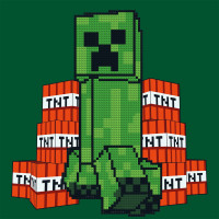 Картина за номерами з алмазною Minecraft 25х25 см SANTI (954930)