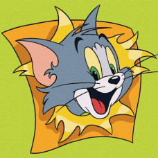 Картина за номерами Tom and Jerry: Веселі пригоди Warner Bros. 25х25 Ідейка (KHO1366)