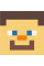 Розпис на полотні Стів Minecraft 30х30 см АРТ-КРАФТ (15014-AC)