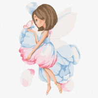 Картина за номерами Ніжна чарівниця tanya_bonya 30х30 Ідейка (KHO6044)