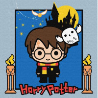 Картина за номерами Harry Potter: Таємниці замку Warner Bros. 25х25 Ідейка (KHO1367)
