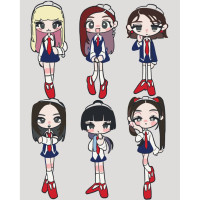 Картина за номерами дитяча K-pop IVE Art 40х50 см АРТ-КРАФТ (10072-AC)